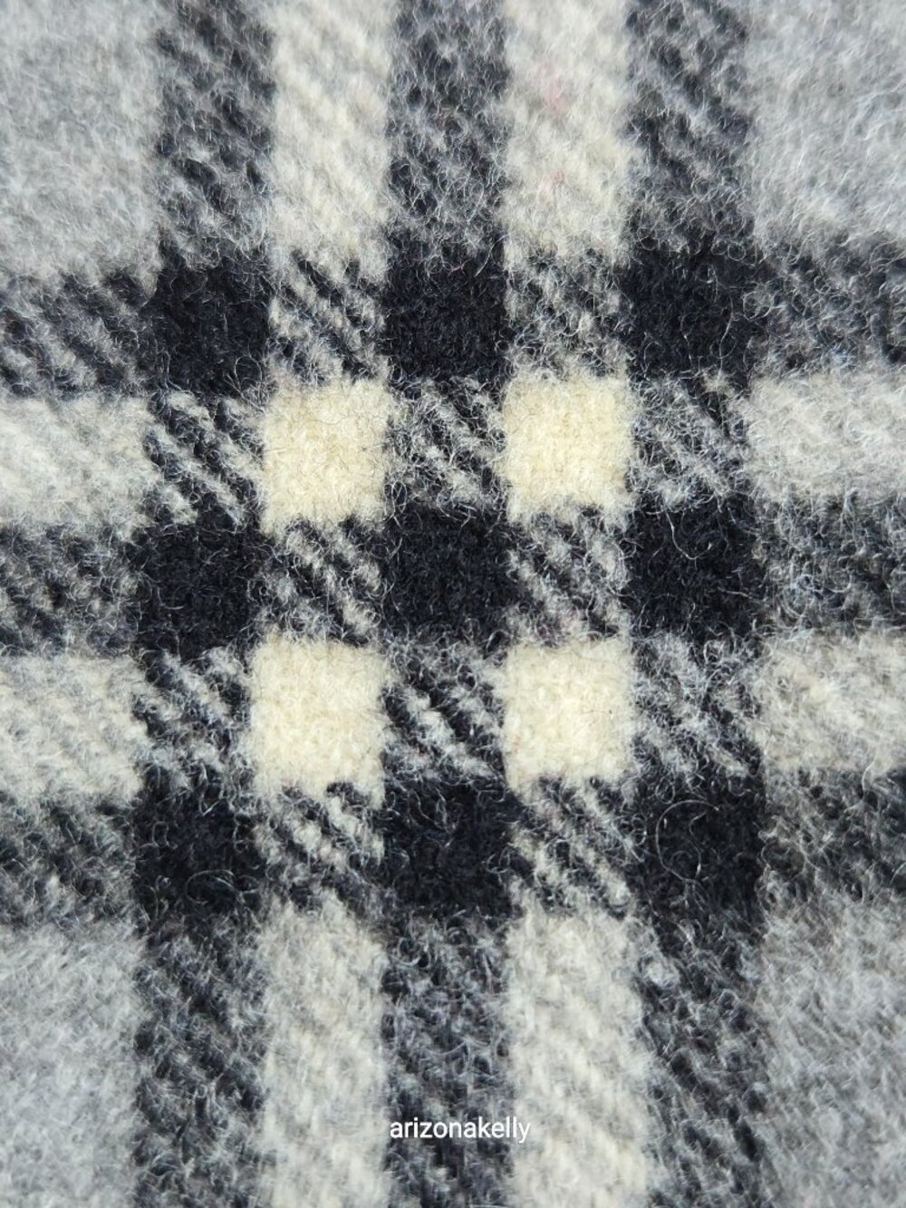 Vintage Burberry Lambswool Scarf Grey Plaid - Picture 13 of 16